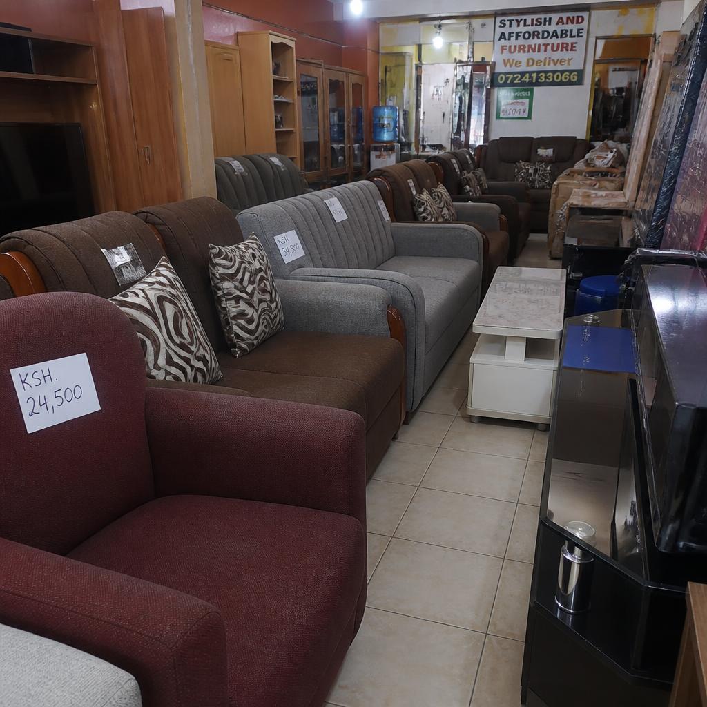 Sofas on display